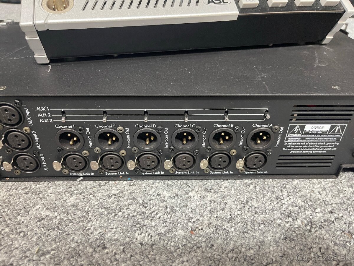 ASL Intercom zakladna stanica + speker stanica + Clear Com - 9