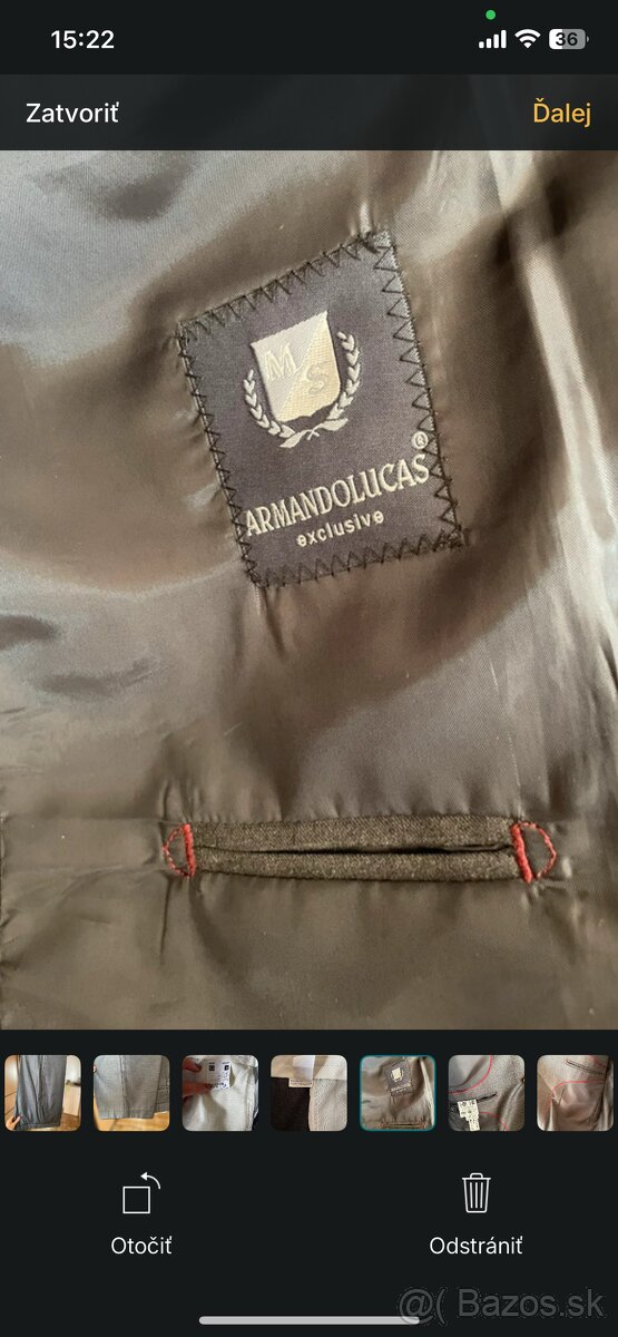 Elegantný oblek Armando Lucas - 9