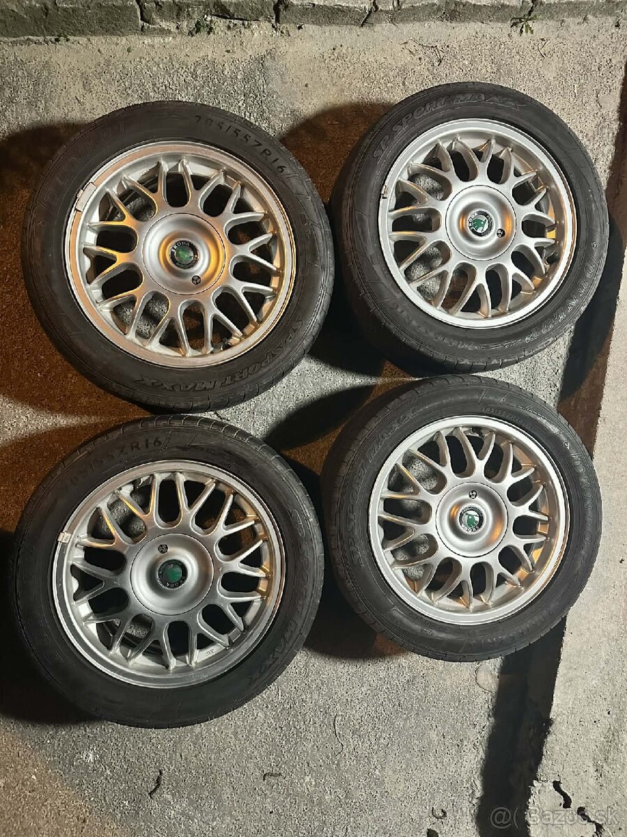 Elektróny Škoda R16 5x100 6.5j et42 - 9