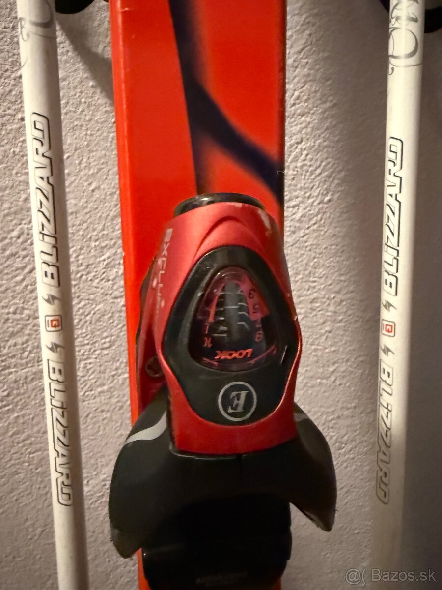 Predam sadu pánske lyže 155cm. Liziarky 43. Palice 120cm - 9