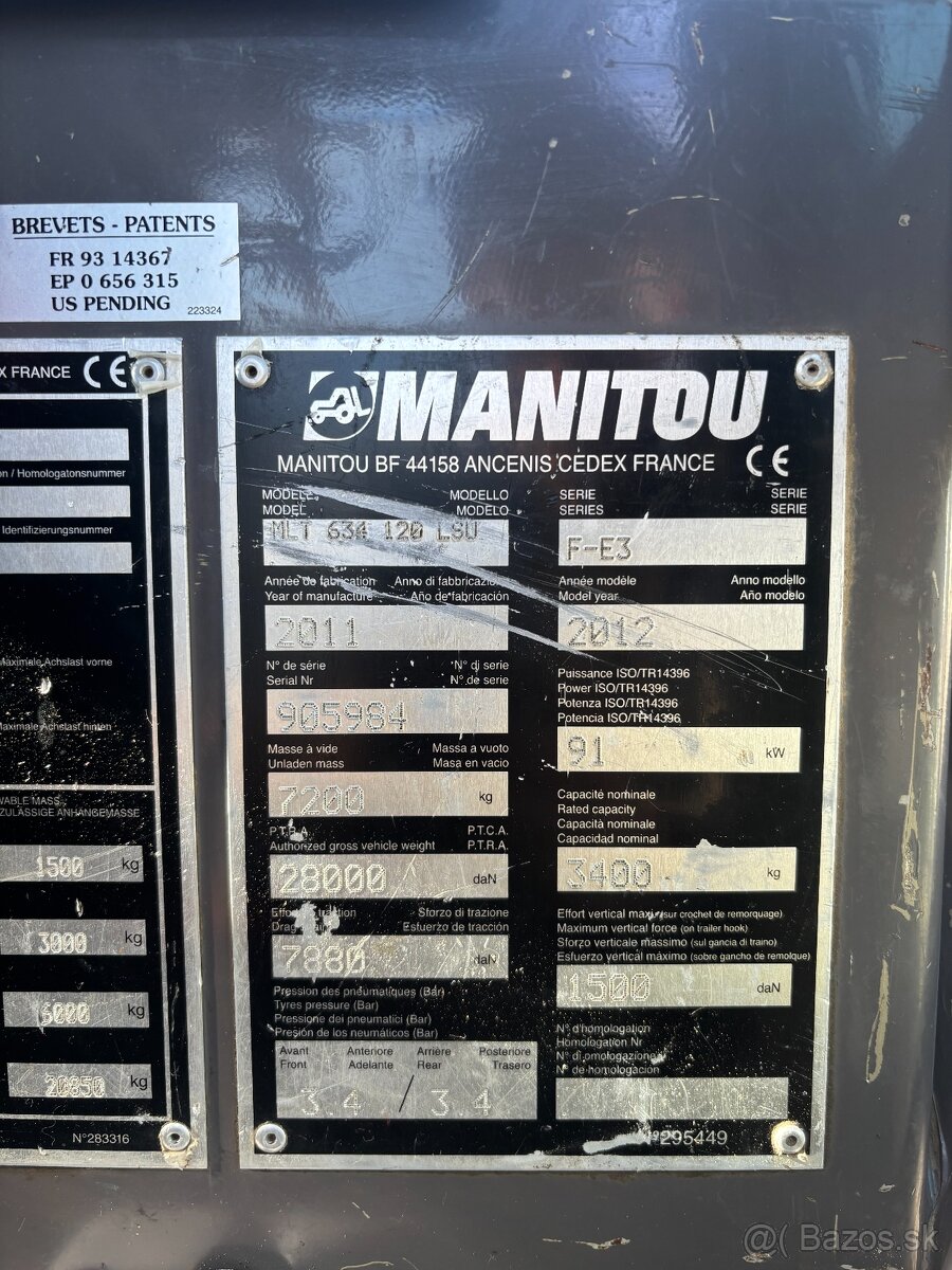 Manitou MLT 634-120 LSU - 9