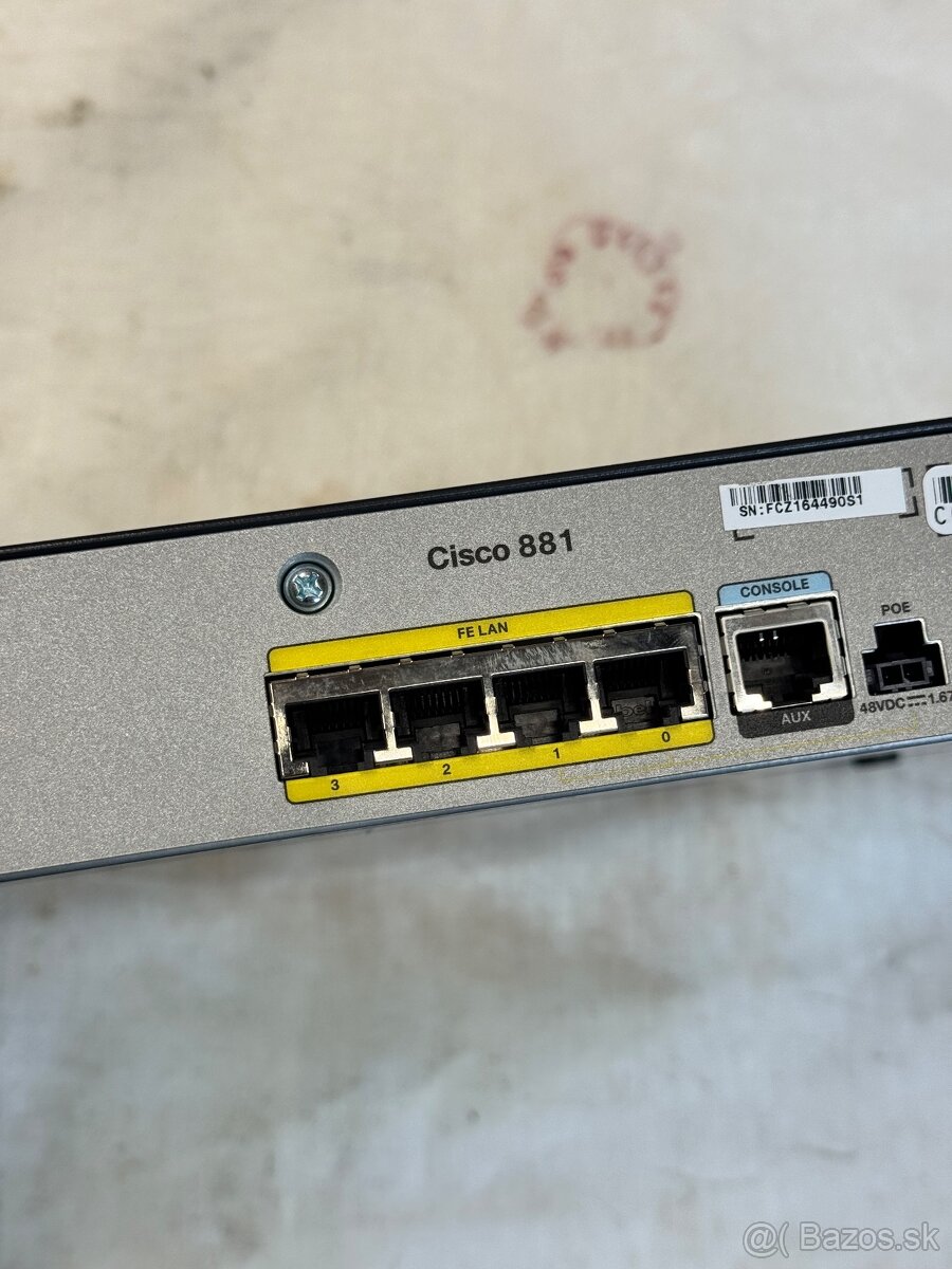 CISCO 800 Series / cisco 881 - 9