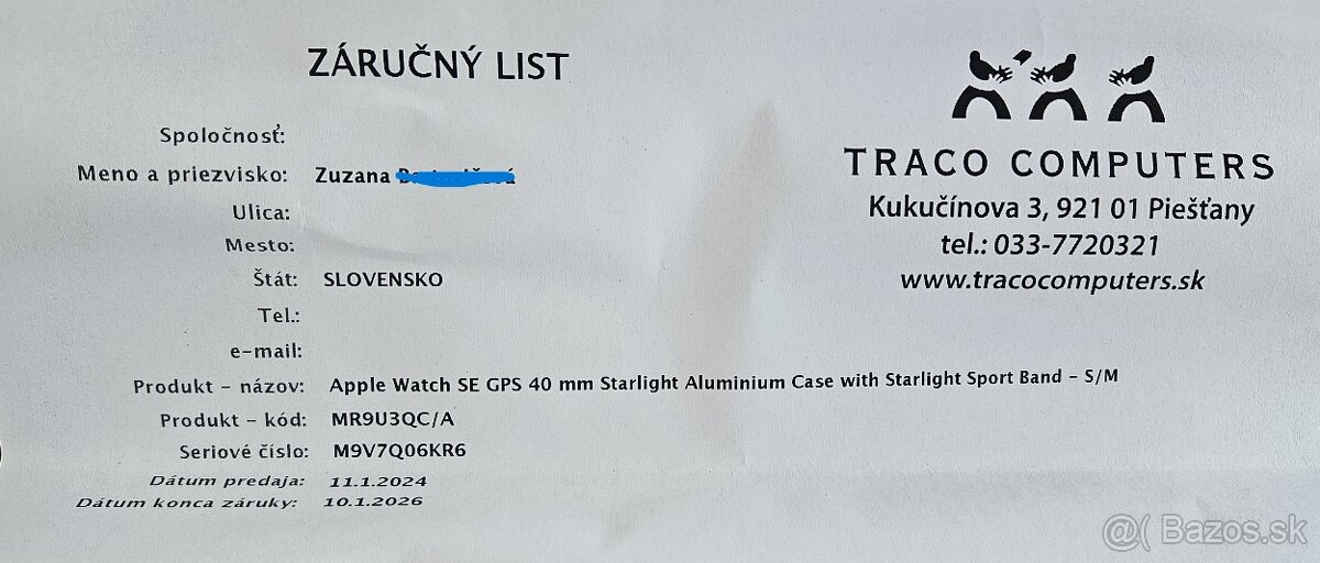 Apple Watch SE 40mm - 9