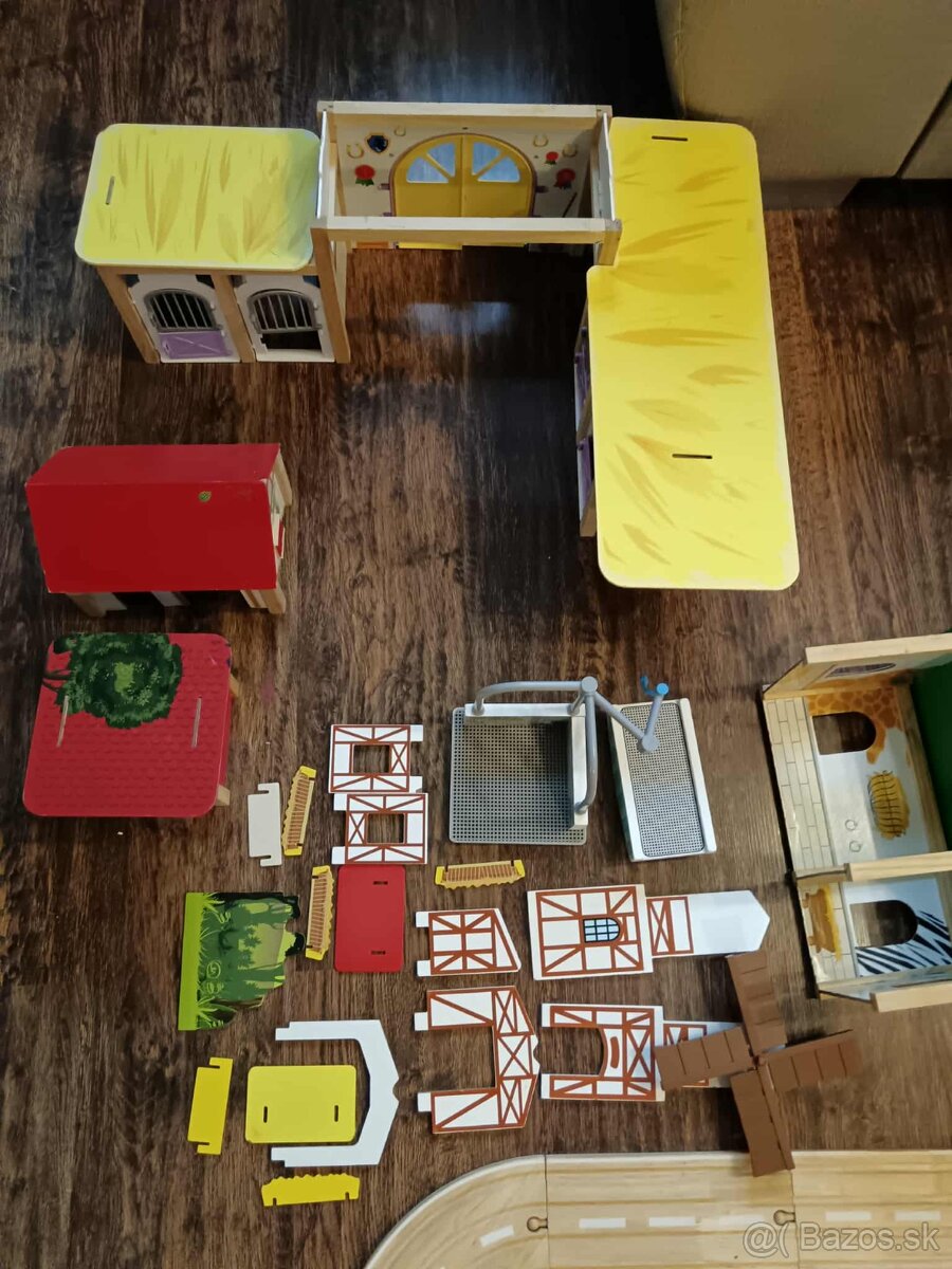 Drevené koľajnice + príslušenstvo - 9