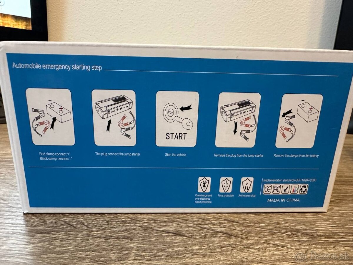Štartovací box Jump starter booster (Nový) - 9