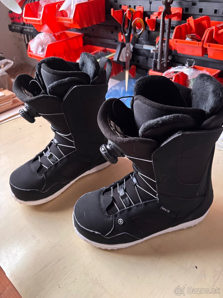 Snowboard s viazaním a topánkami RIDE - 9