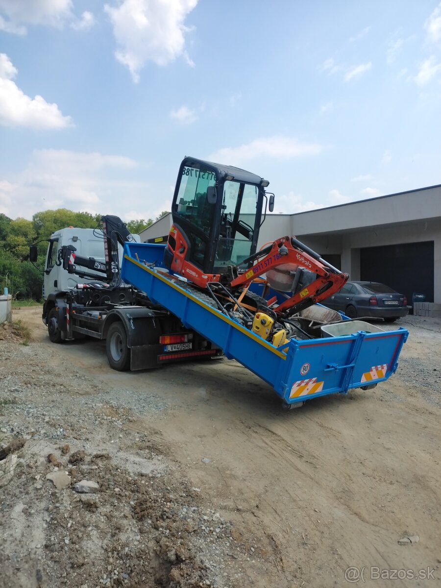 Autodoprava nákladnými autami/Zemné práce bager traktorbage - 9