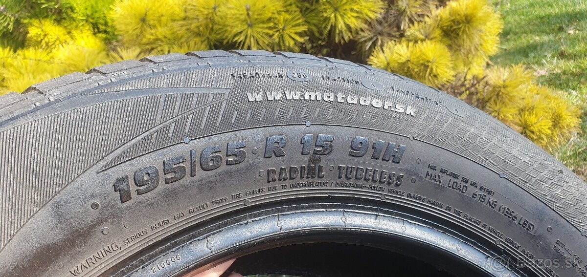 MATADOR ELITE 3 MP44, letne, 195/65 R15 - 9