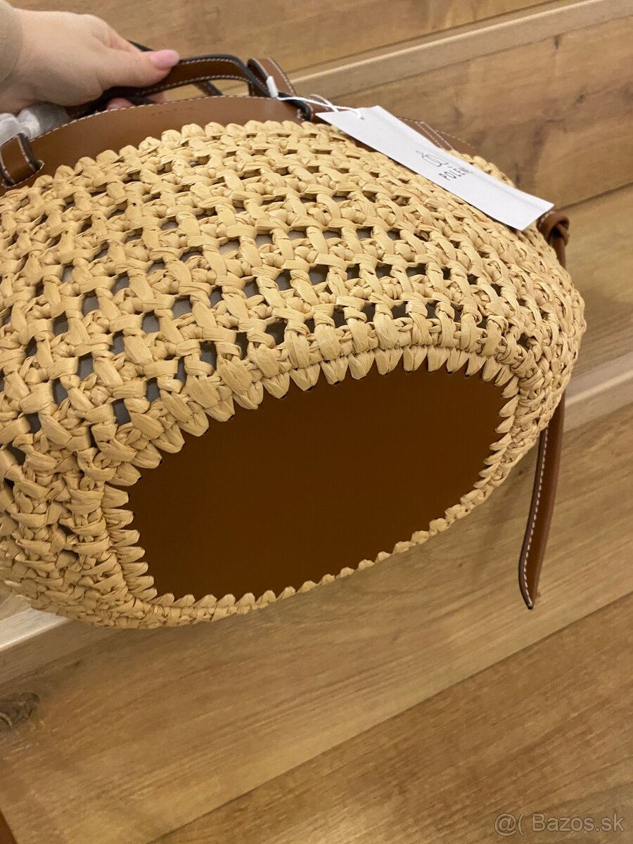 Polene kabelka pruteny košík - 9