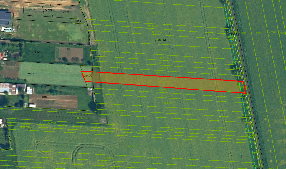 Vráble - 1421 m2 STAVEBNÝ pozemok - 9