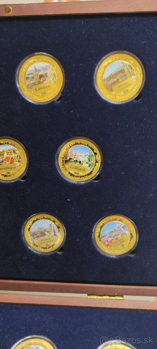 Mince EU miest pozlatene - 9