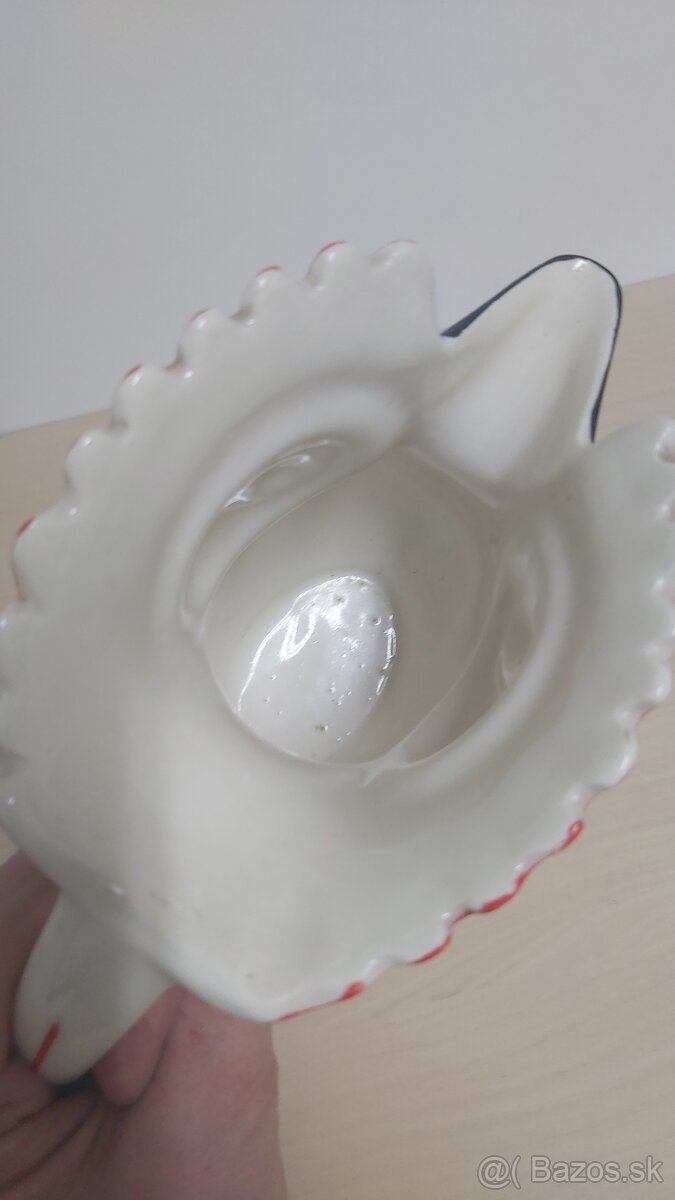 Retro kohút Made in Czechoslovakia značený hand painted - 9