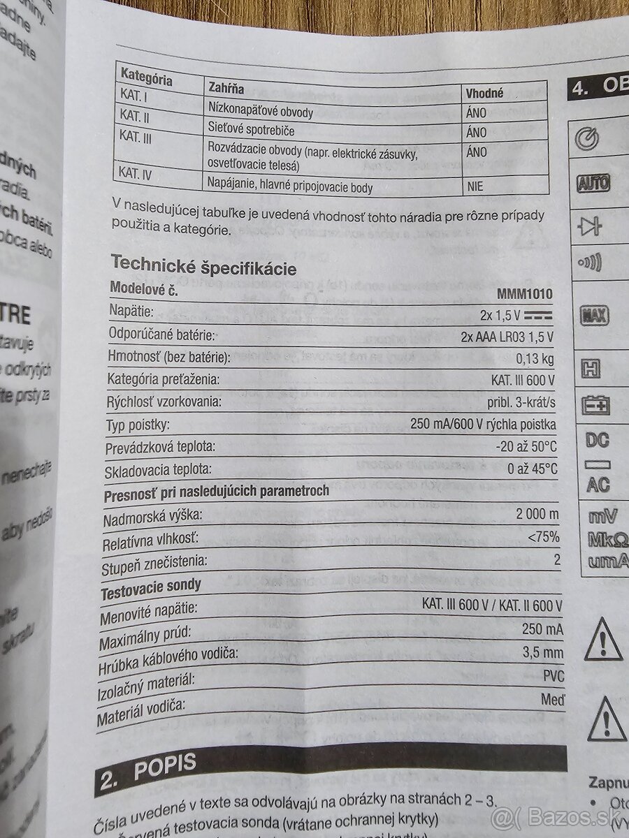 Digitálny multimeter FERM - 9