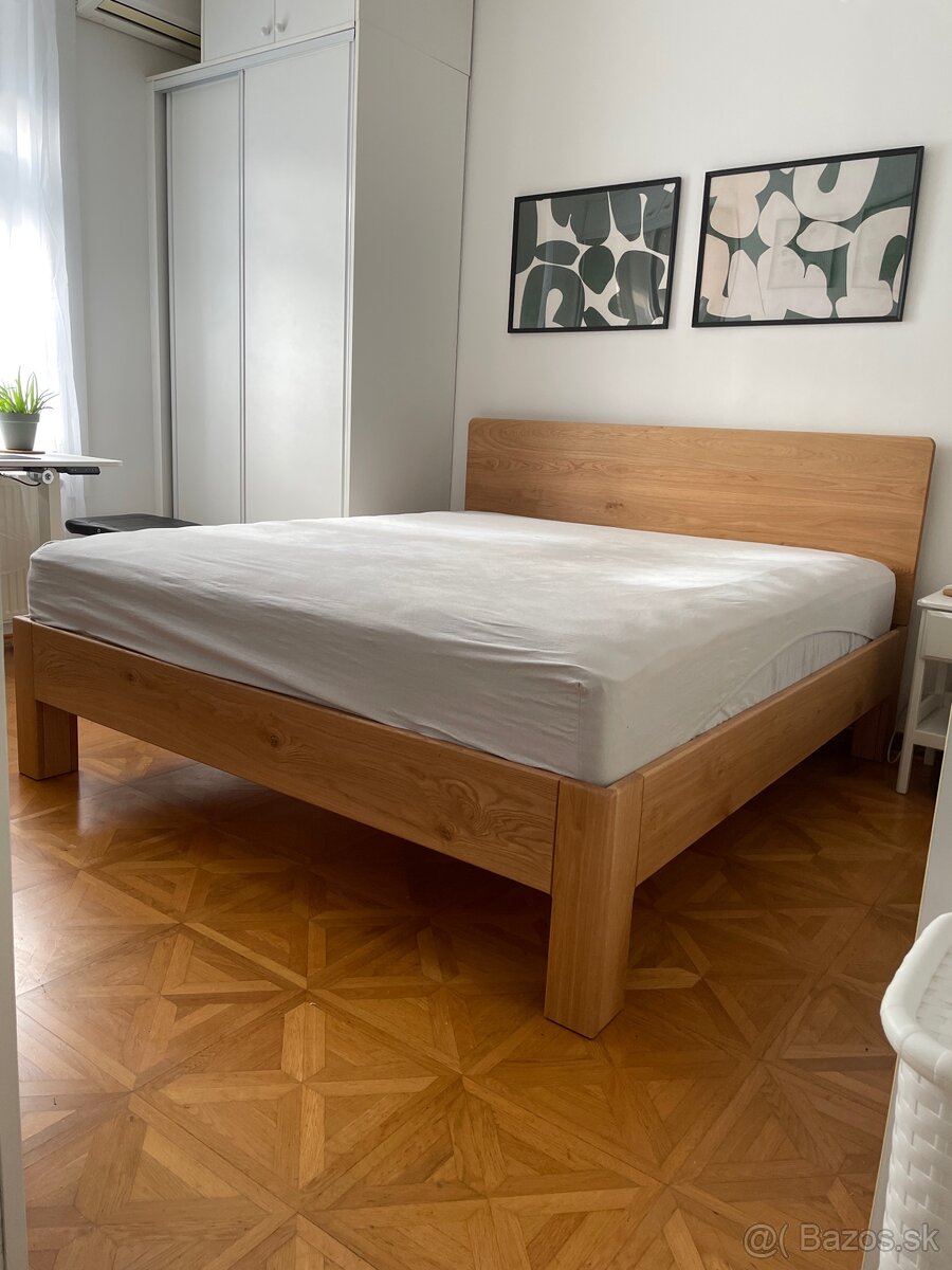 Dubová posteľ 180x200cm - 9