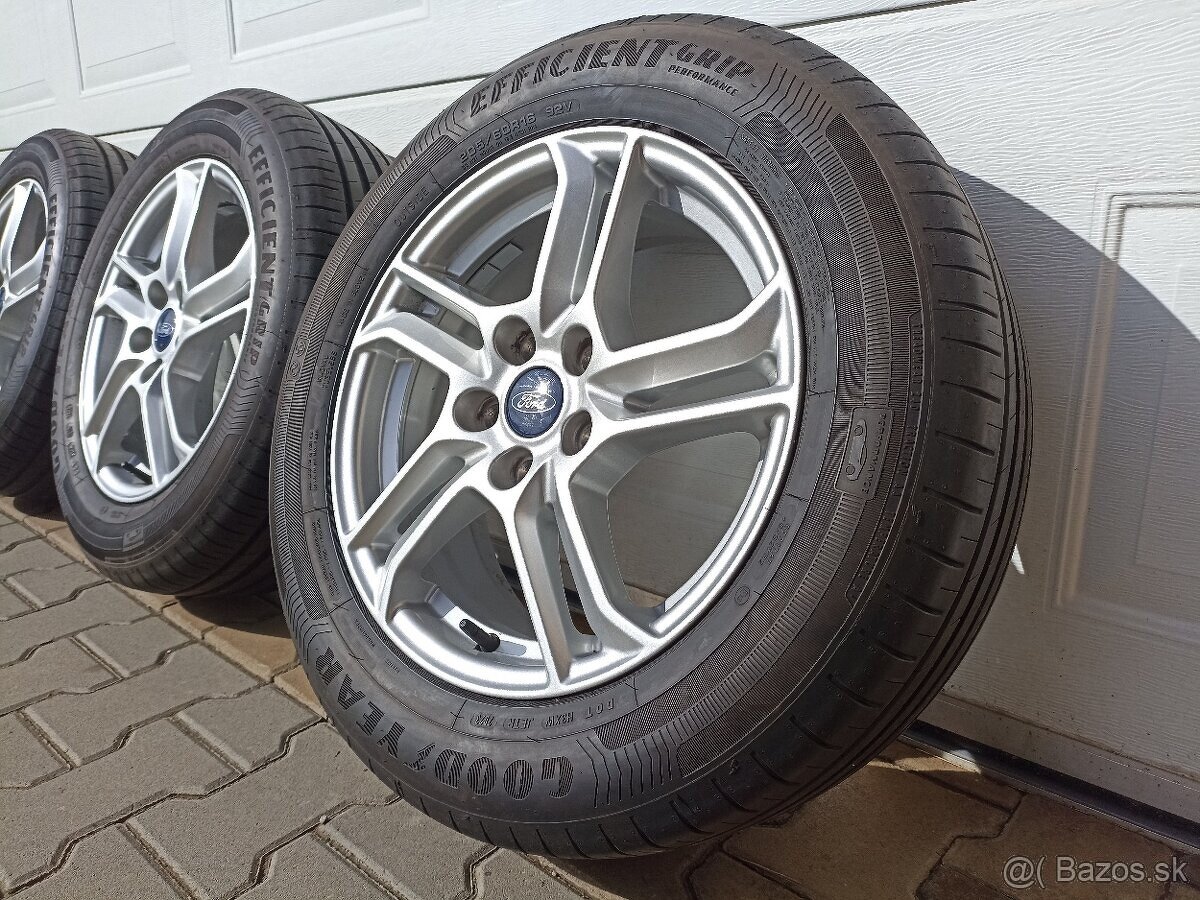 Orig. letná sada FORD 5x108 R16 + GoodYear 205/60 R16 - 9