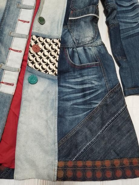 Rifľový kabát značky Desigual - 9