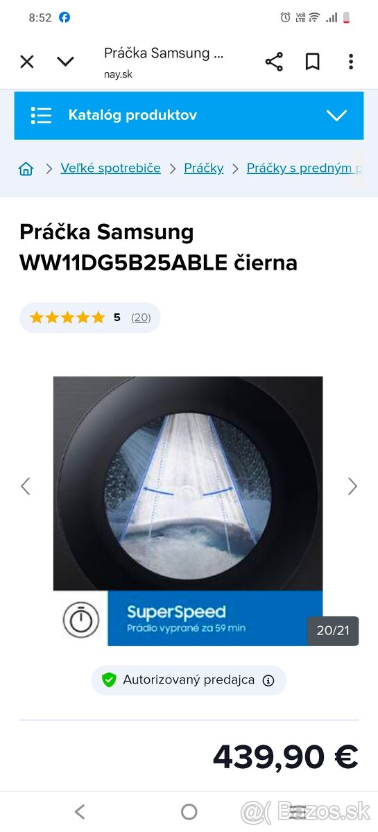 Práčka Samsung - 9