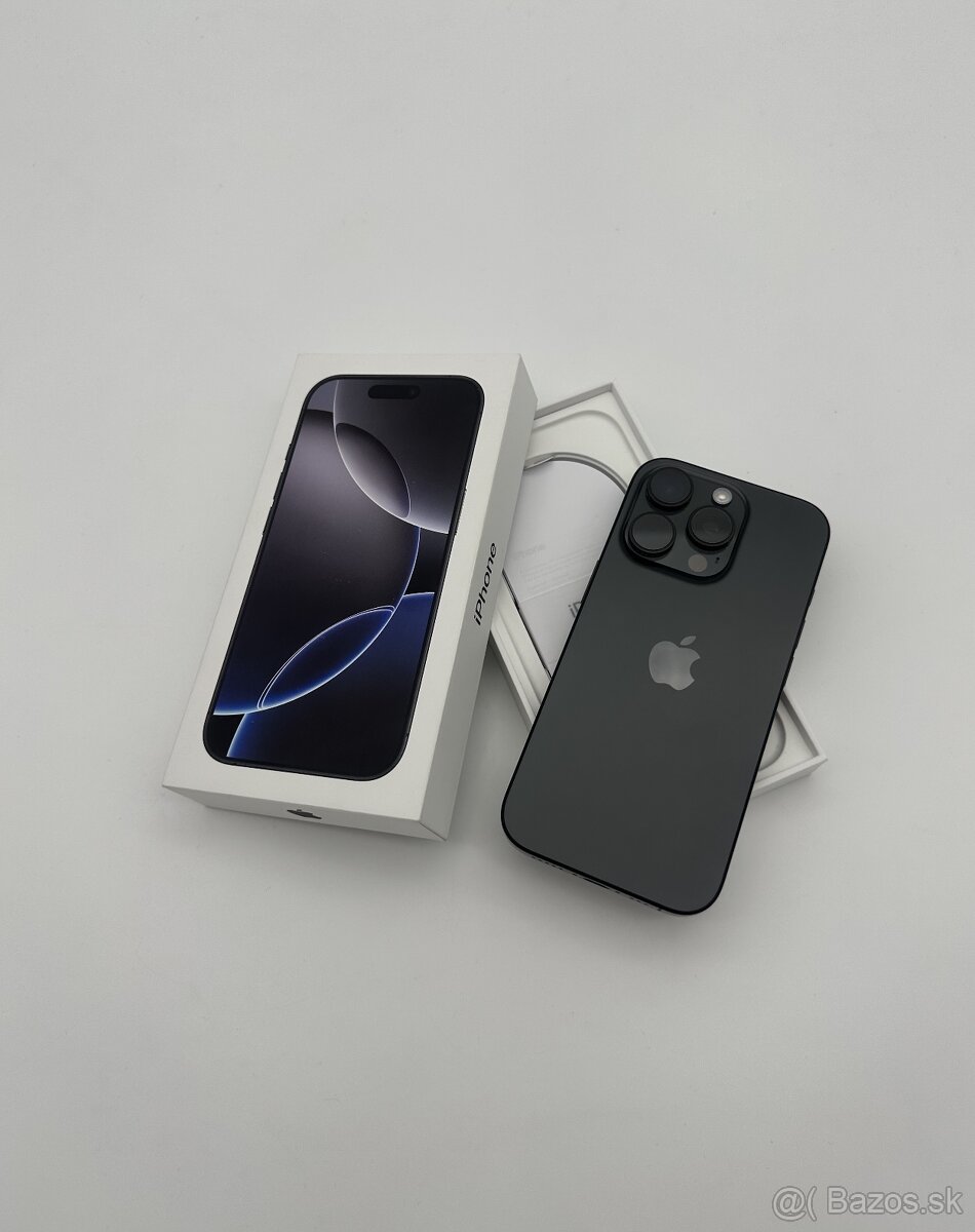 iPhone 16 Pro 128GB Black Titanium + ZÁRUKA - 9