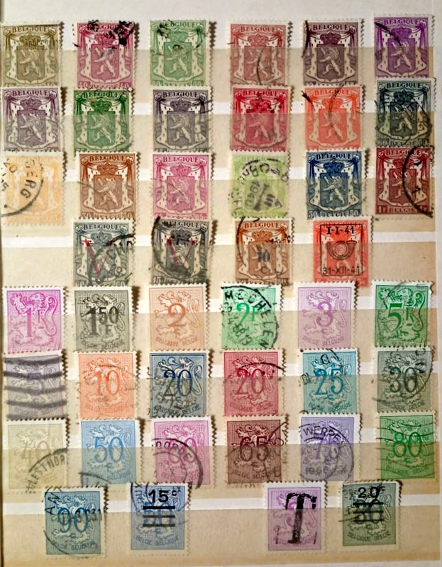 Predám poštové známky BELGICKA - 9