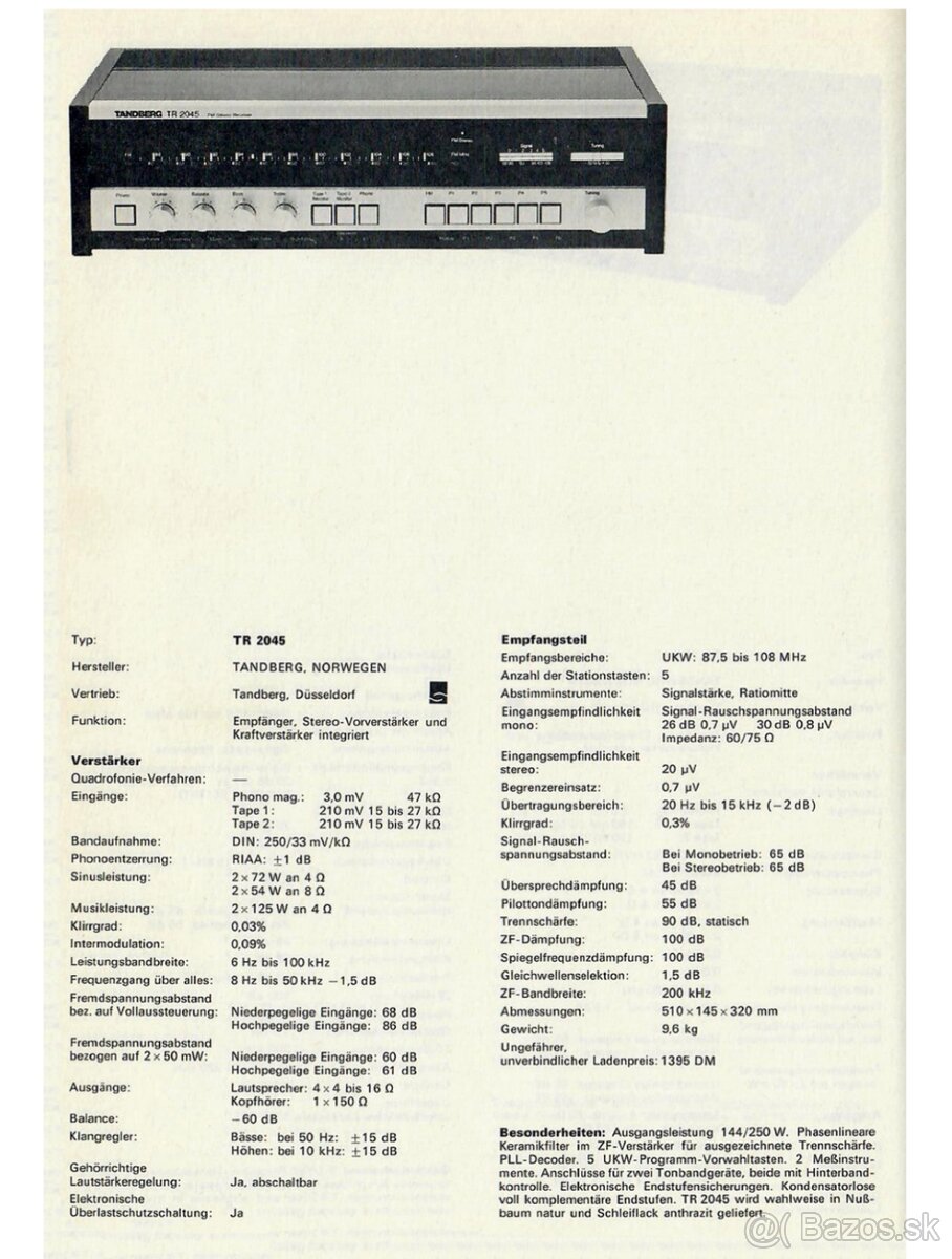 Tandberg TR 2045 - 9