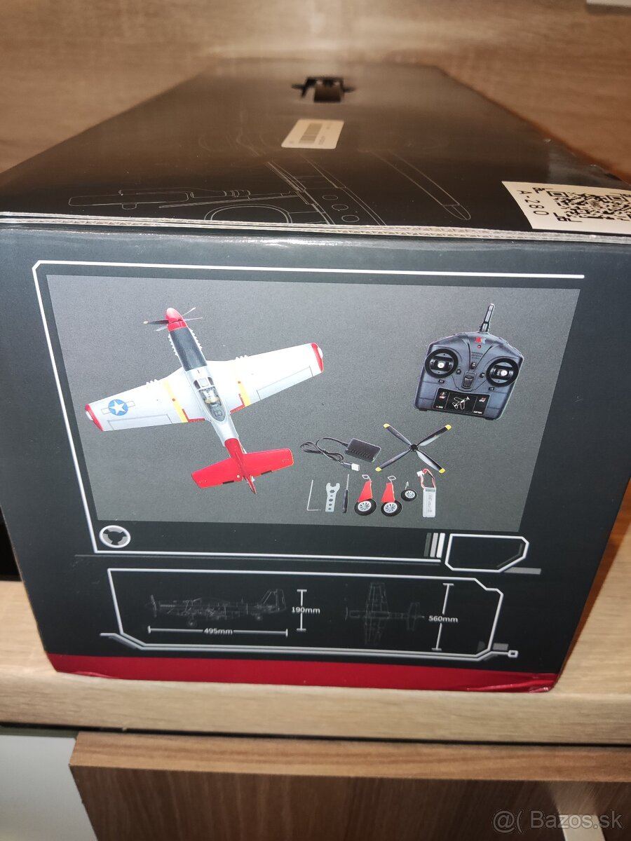 RC Lietadlo XK A280 P-51 Mustang 3D/6D - 9