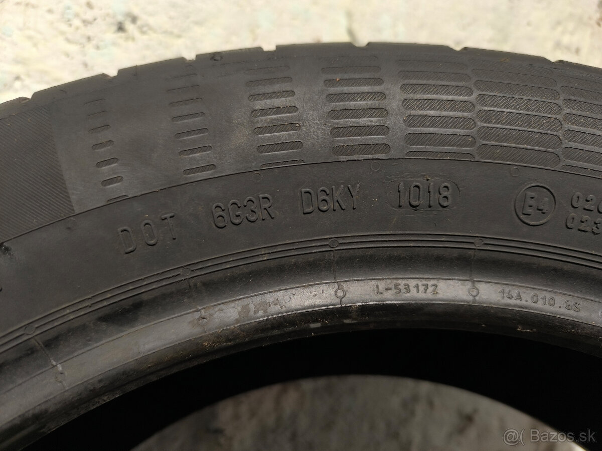 215/55 R17 Letné pneumatiky Continental 4 kusy - 9