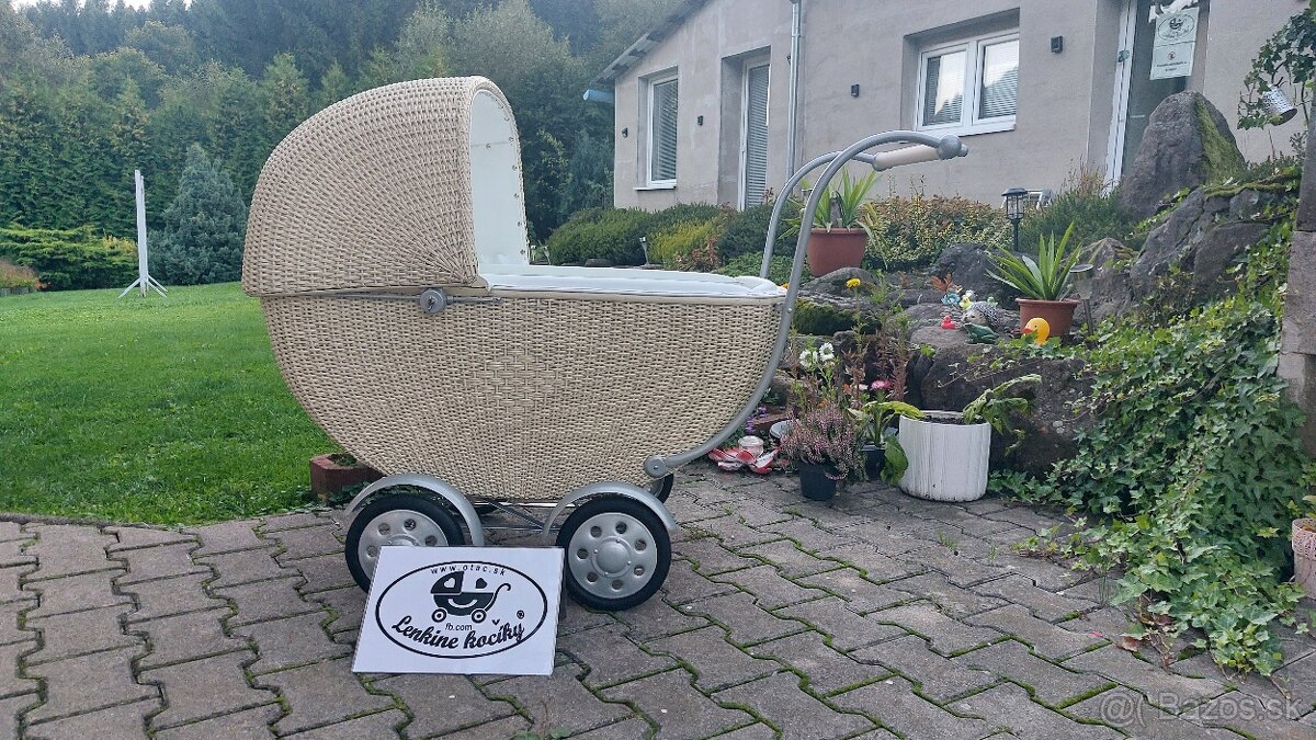 Starozitny kocik pre bábätko - 9