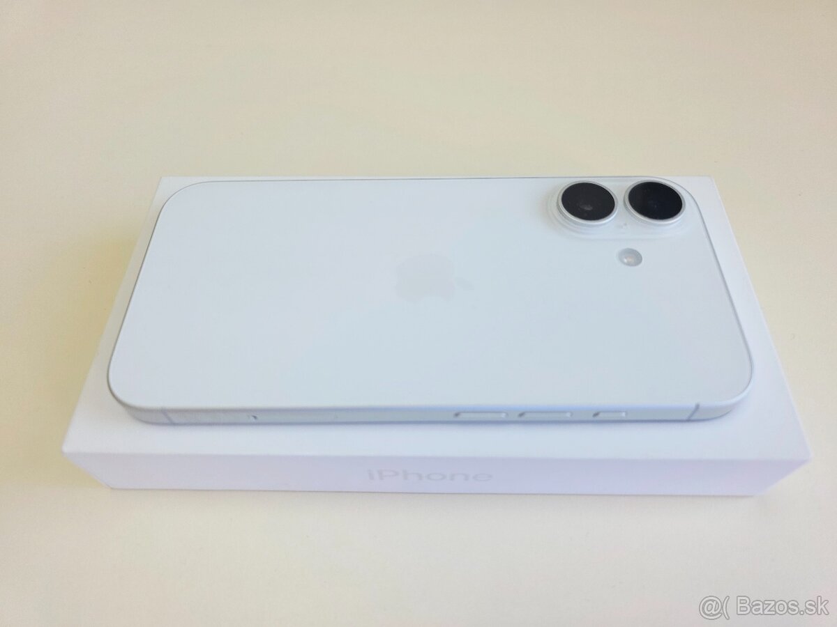 APPLE IPHONE 16 256GB WHITE TOP STAV - - 9