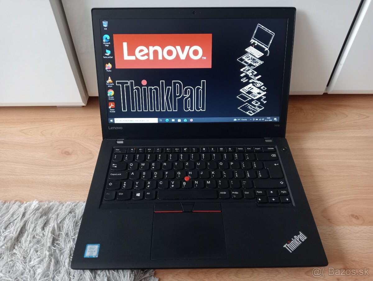 predám Lenovo Thinkpad t470 / Intel core i5 / 256gb ssd - 9