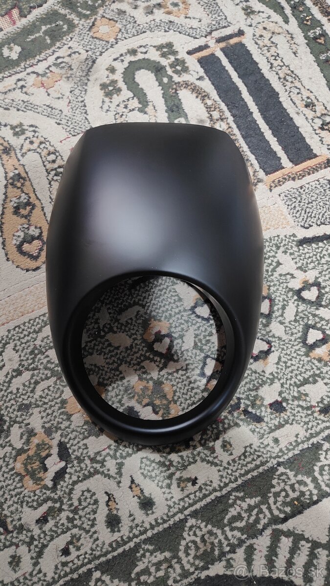 predný štít čierna lesklá a matná nové - 9