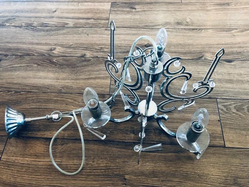 💡 Moderný Chrómový Luster s Akrylovými Kryštálmi 💥 - 9