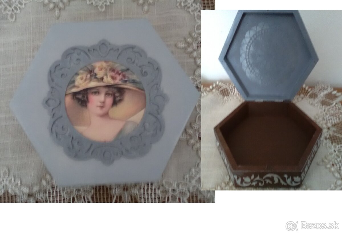 Šperkovnica-dekoračná škatulka - 9