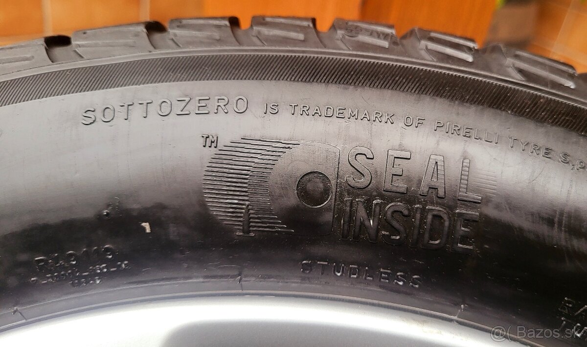 alu R17 5x112 orig. VW + zimné pneu 215/55, Passat + Superb - 9