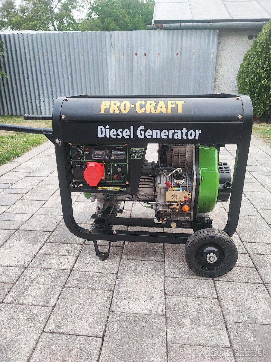 Elektrocentrála Pro Craft 6 kw - 9