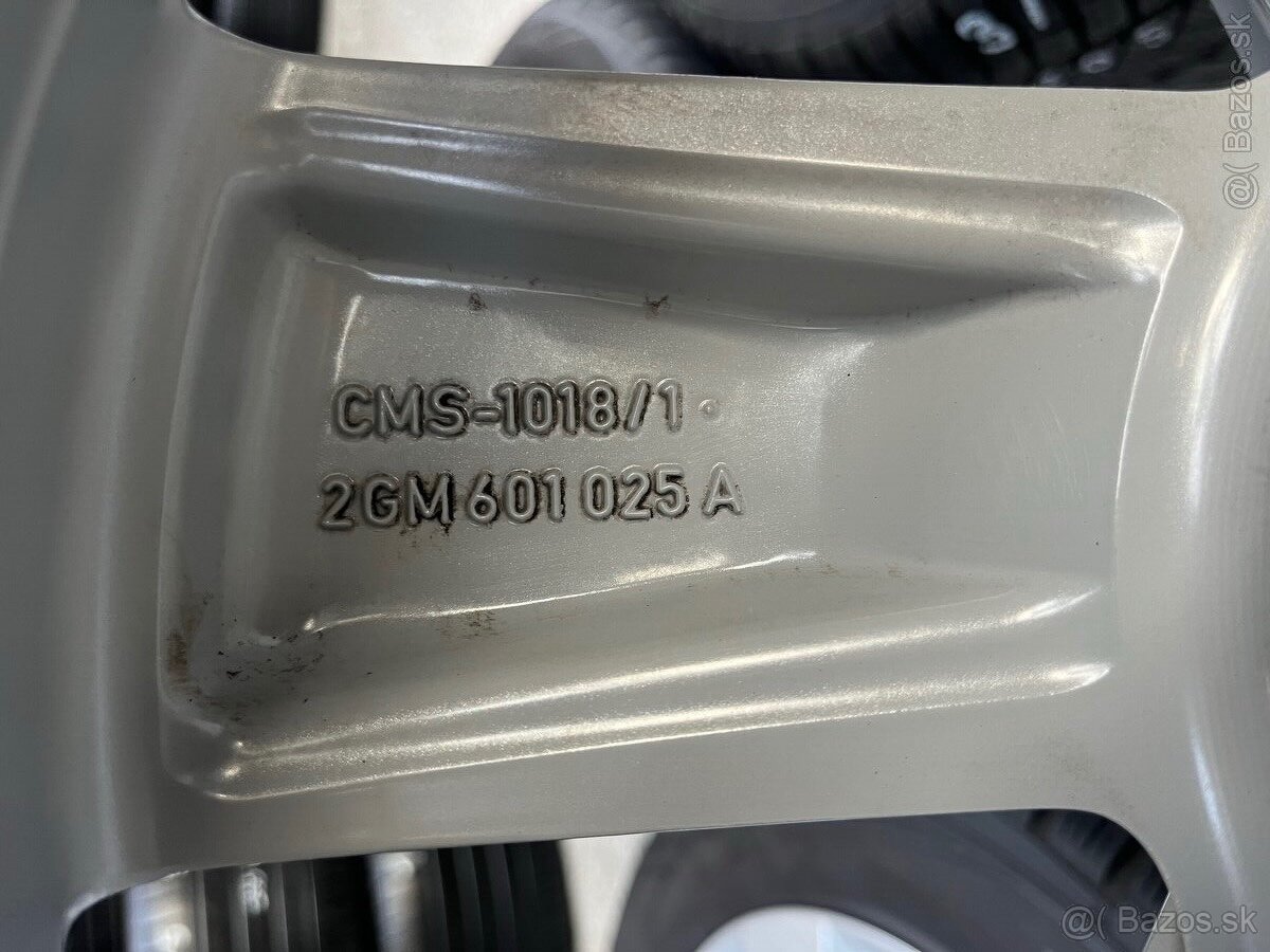 5x100 R17 original VW T-Cross CHESTERFIELD + zimné - 9