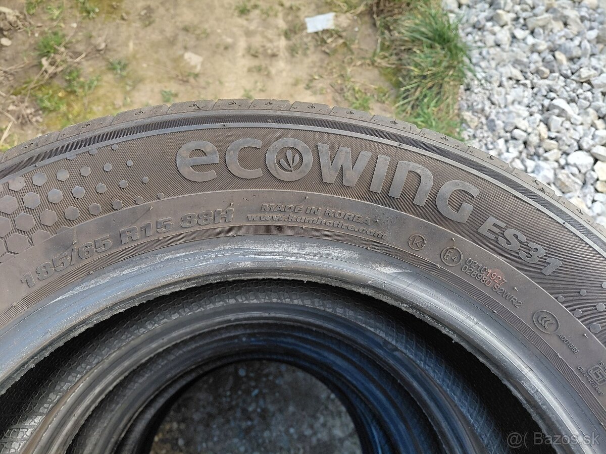 4x letne Kumho 185/65R15 - 9