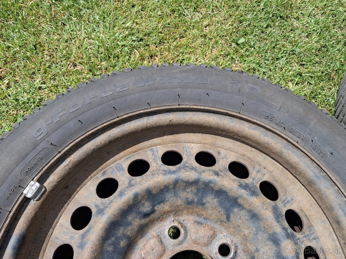Zimné pneumatiky 205/55 R16 91H na oceľových diskoch + TPMS - 9