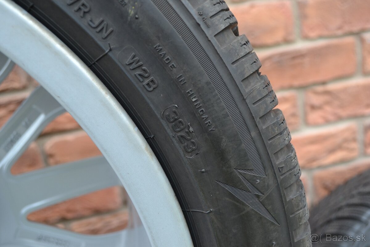 5x112 R19 Zimna sada Org. Audi A6 c7 +235/45 R19 Bridgestone - 9