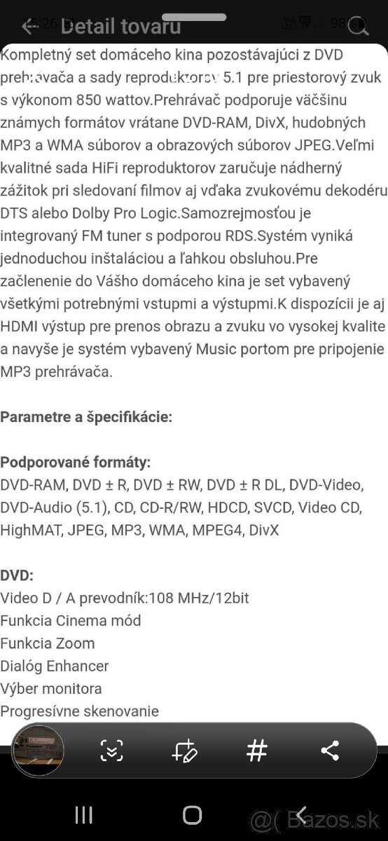 Domace kino Panasonic SC-HT855 - 9