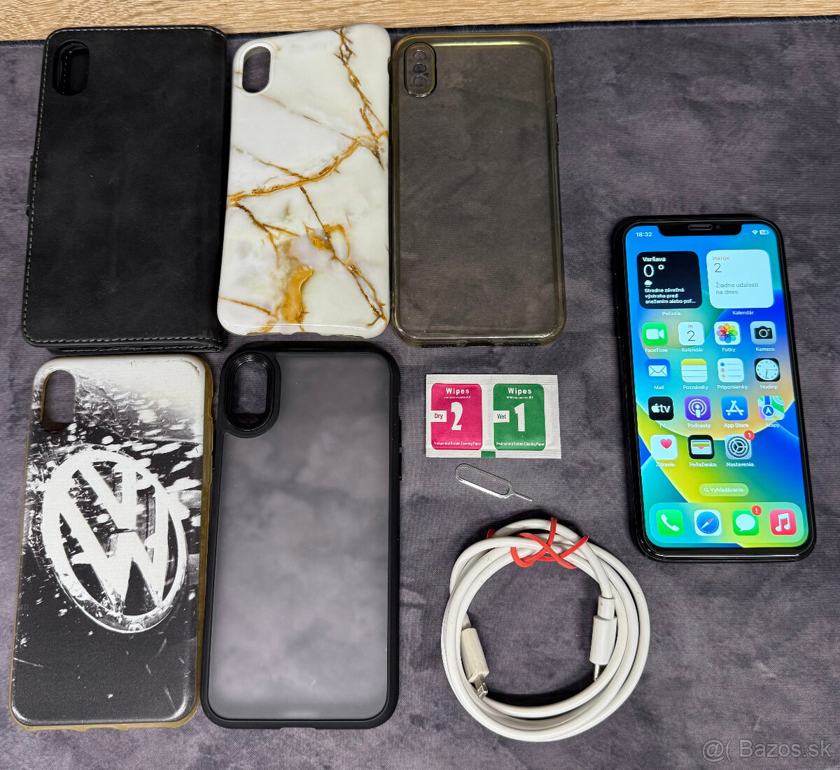 Apple iPhone X 64 GB Space Gray / nová batéria - 9