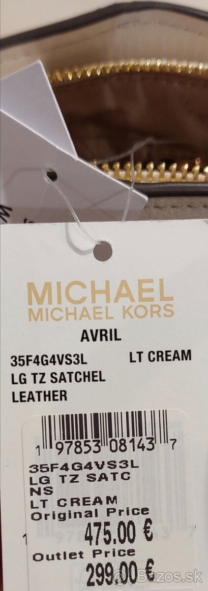Kožená kabelka Michael Kors Avril - 9