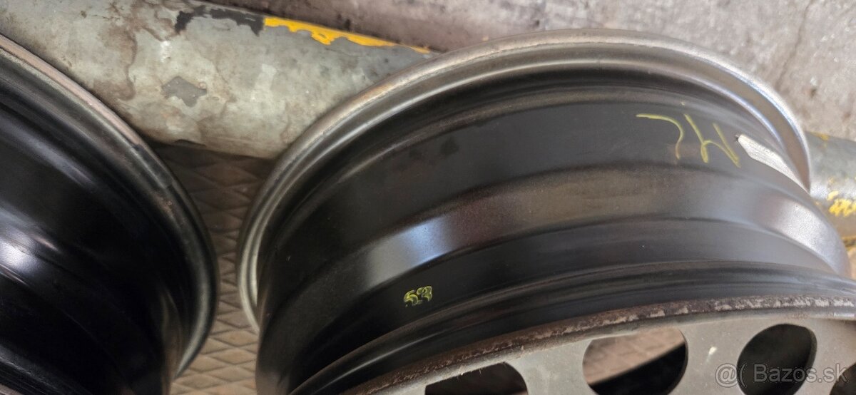 Predám plechový disk 6,5x16 ET 50. - 9