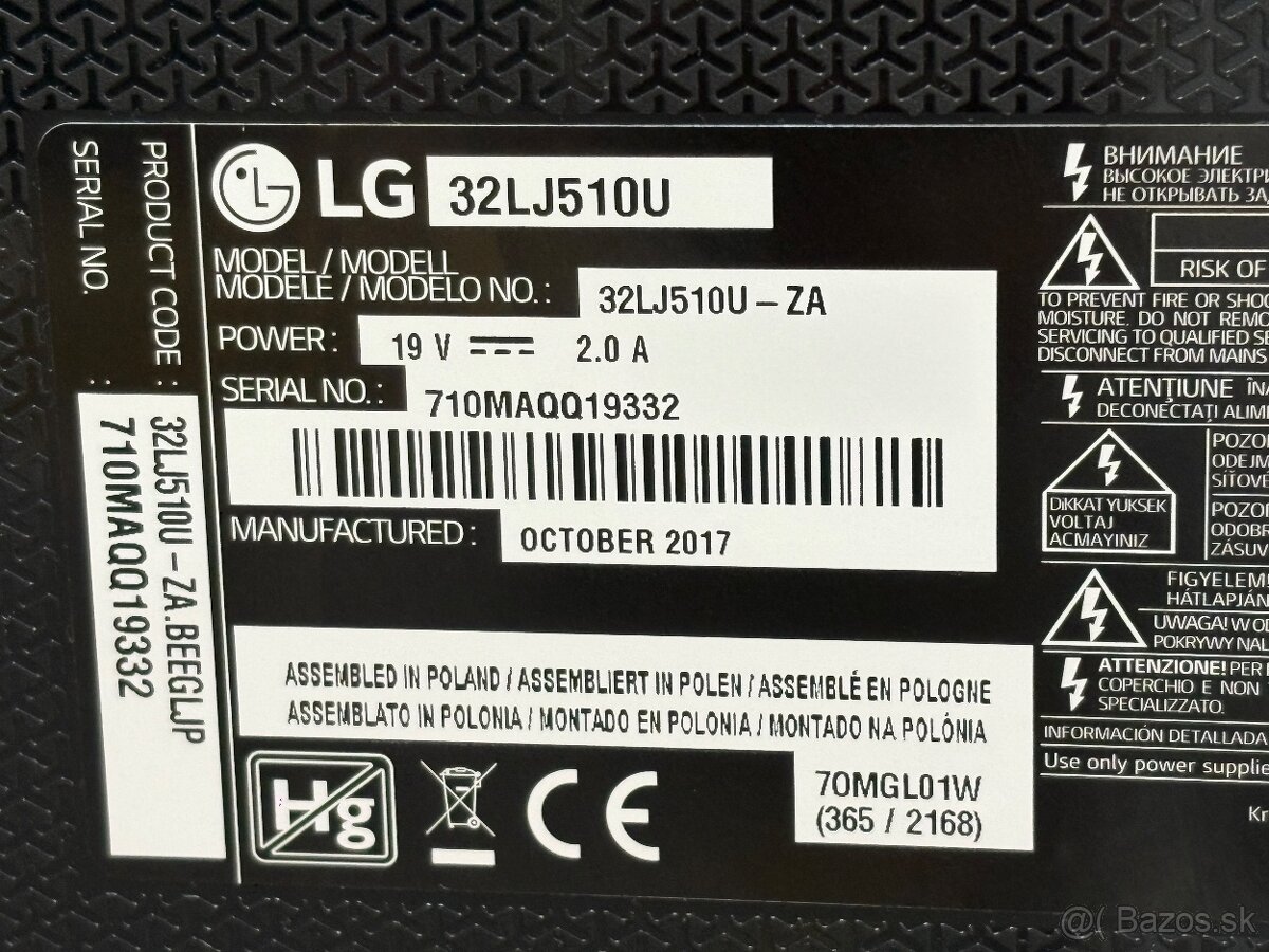 LG 32LJ510U HD 82cm - 9