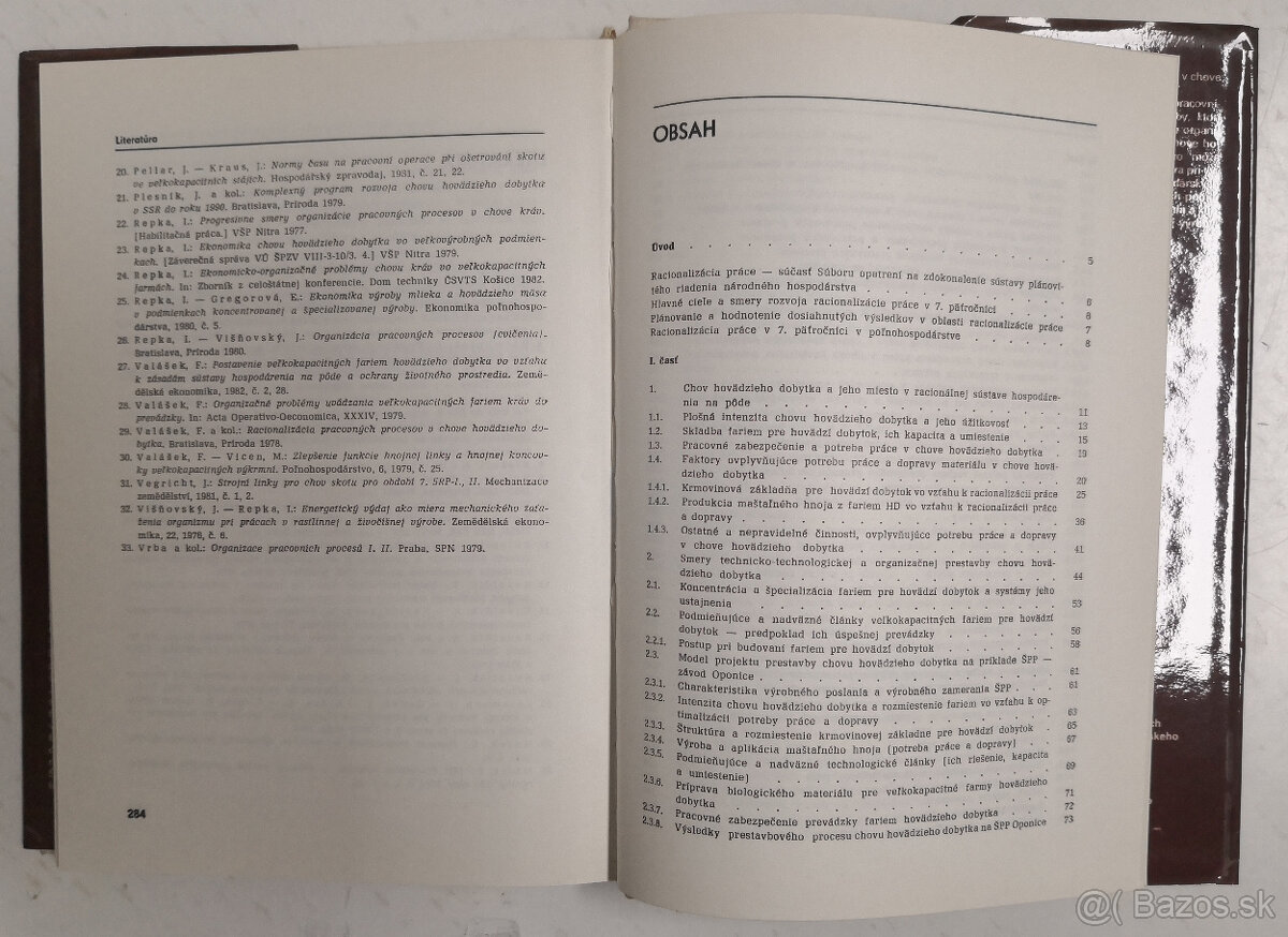 Racionalizácia potreby práce a energie v chove hovädzieho d - 9