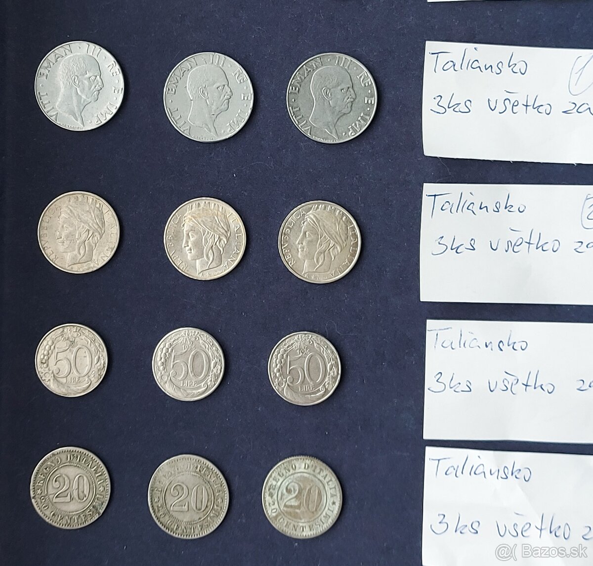 Zbierka mincí - Maroko,Taliansko, České mince, dvojeurovky - 9