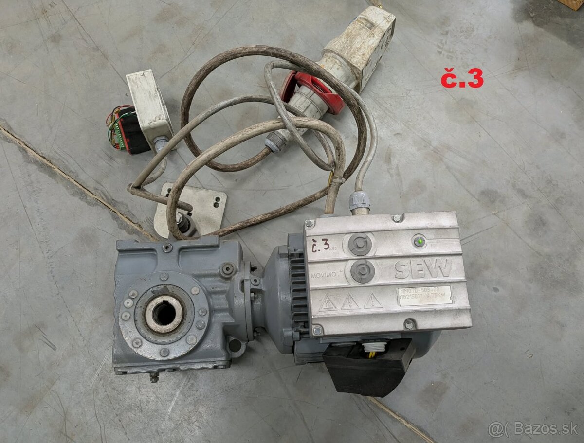 Elektromotory s prevodovkou SEW 3x - 9