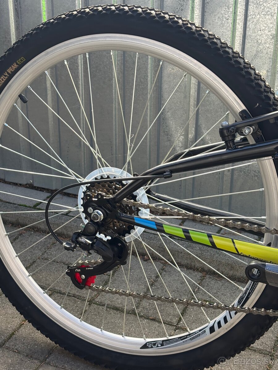 Detský celoodpružený bicykel Kenzel Axel 24” - 9