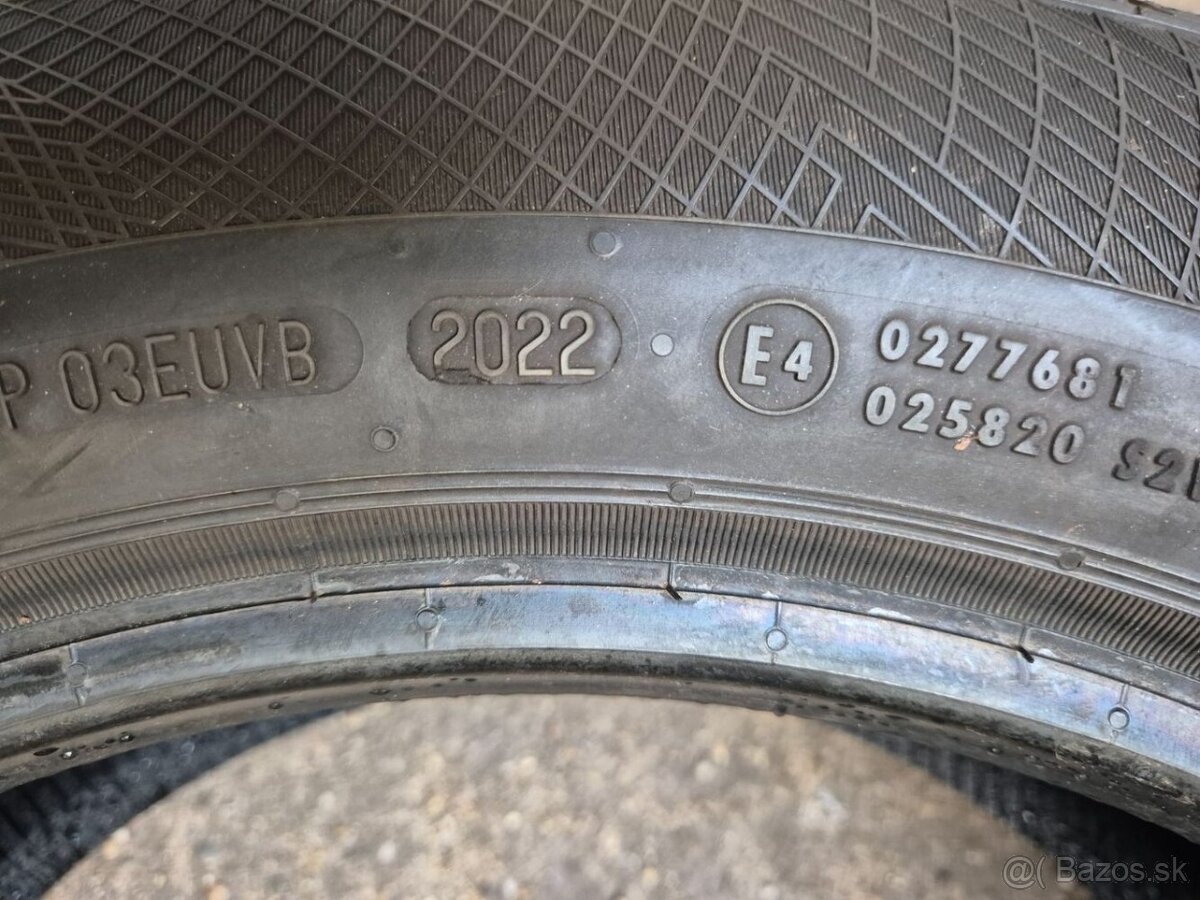 225/55 r17 zimné 4 ks CONTINENTAL dezén 7,6 - 6,5 mm DOT2022 - 9