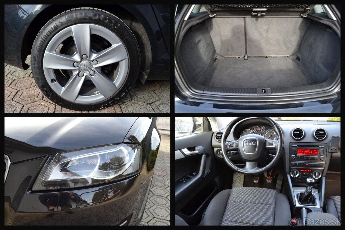 AUDI A3 2.0 TDI, R. 2011, TEMPOMAT, ELEKTRÓNY R17, BIXENÓNY - 9