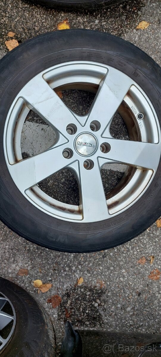 Alu disky DEZENT (5x112) R16 na Sharan/Alhambra 205/60/r16 - 9